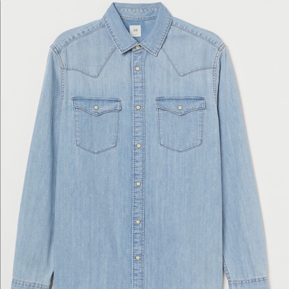 H&M Other - H&M classic Men’s denim shirt